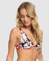 Womens Printed Beach Classics Underwire Bikini Top