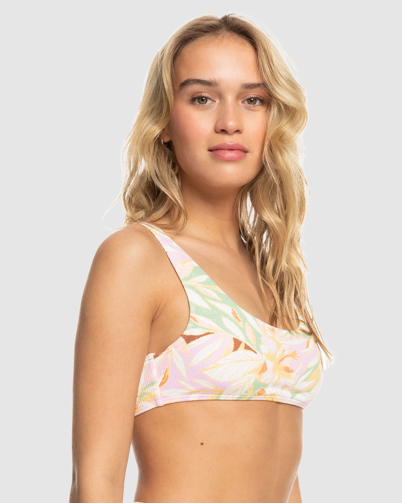 Womens Meadow Flowers Bralette Bikini Top