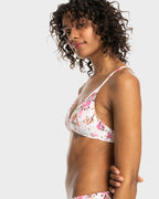 Womens Printed Beach Classics Strappy Bikini Top