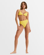 Womens Rib Roxy Love The Quiver Tri Bikini Top
