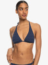 Womens Current Coolness Elongated Tri Bikini Top