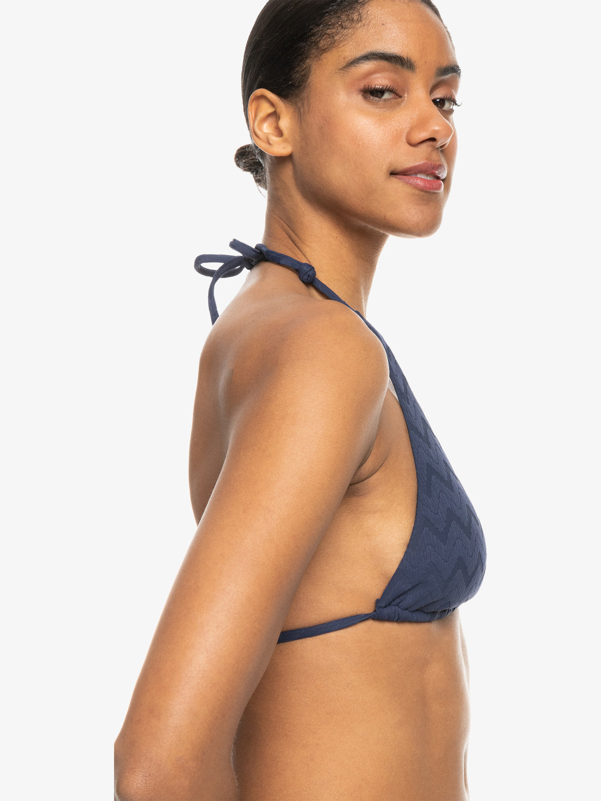 Womens Current Coolness Elongated Tri Bikini Top