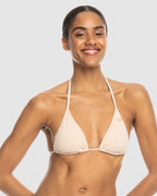 Womens Gingham Tiki Tri Bikini Top