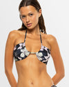 Womens Printed Beach Classics Fashion Tri Bikini Top