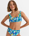 Womens Sunny Days Floral Bikini Top
