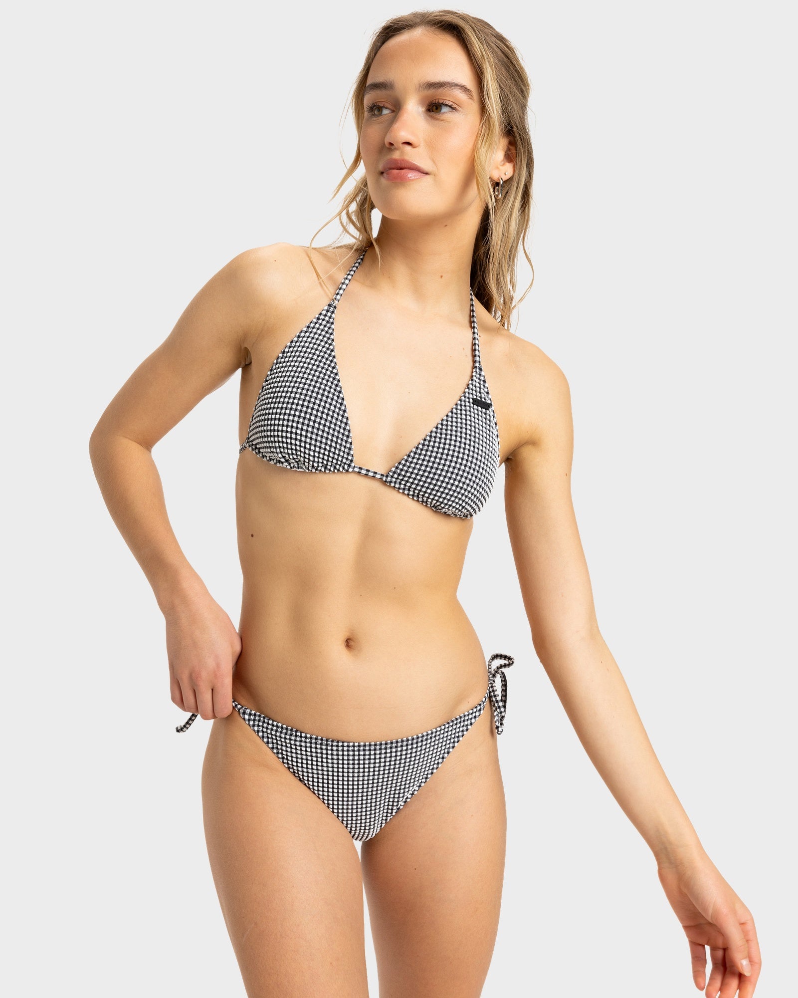 Womens Gingham Tiki Tri Bikini Top Australia