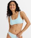 Womens Beloved Rib Bralette Bikini Top