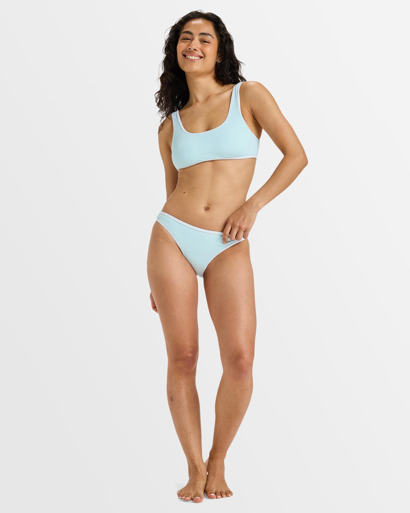 Womens Beloved Rib Bralette Bikini Top
