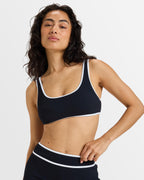 Womens Beloved Rib Bralette Bikini Top