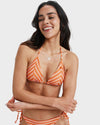 Womens Moana Stripe Bikini Top