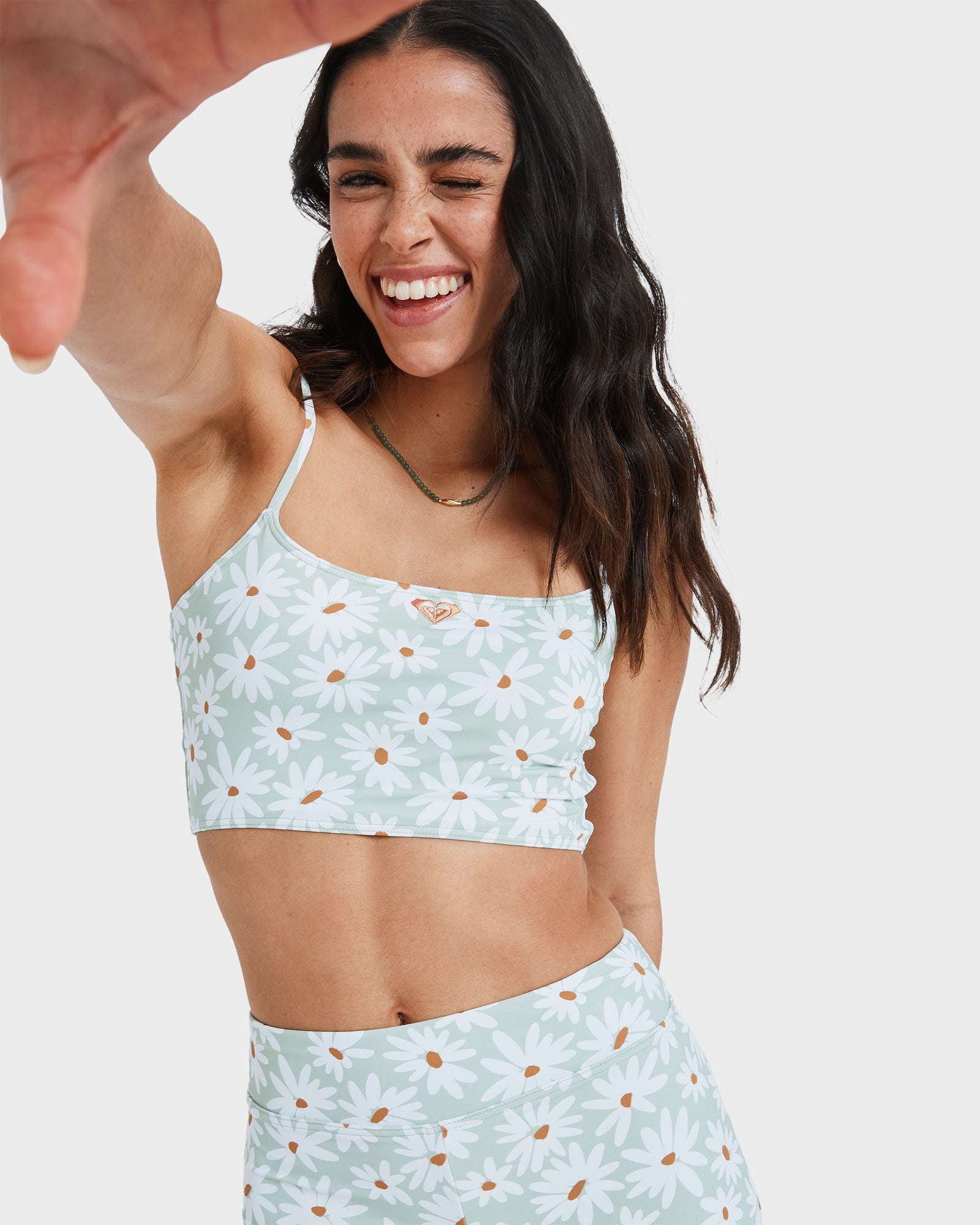 Womens Dream Floral Tank Bikini Top Womens Dream Floral Tank Bikini Top