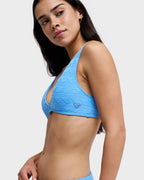 Womens Paradise Wave Elongated Tri Bikini Top