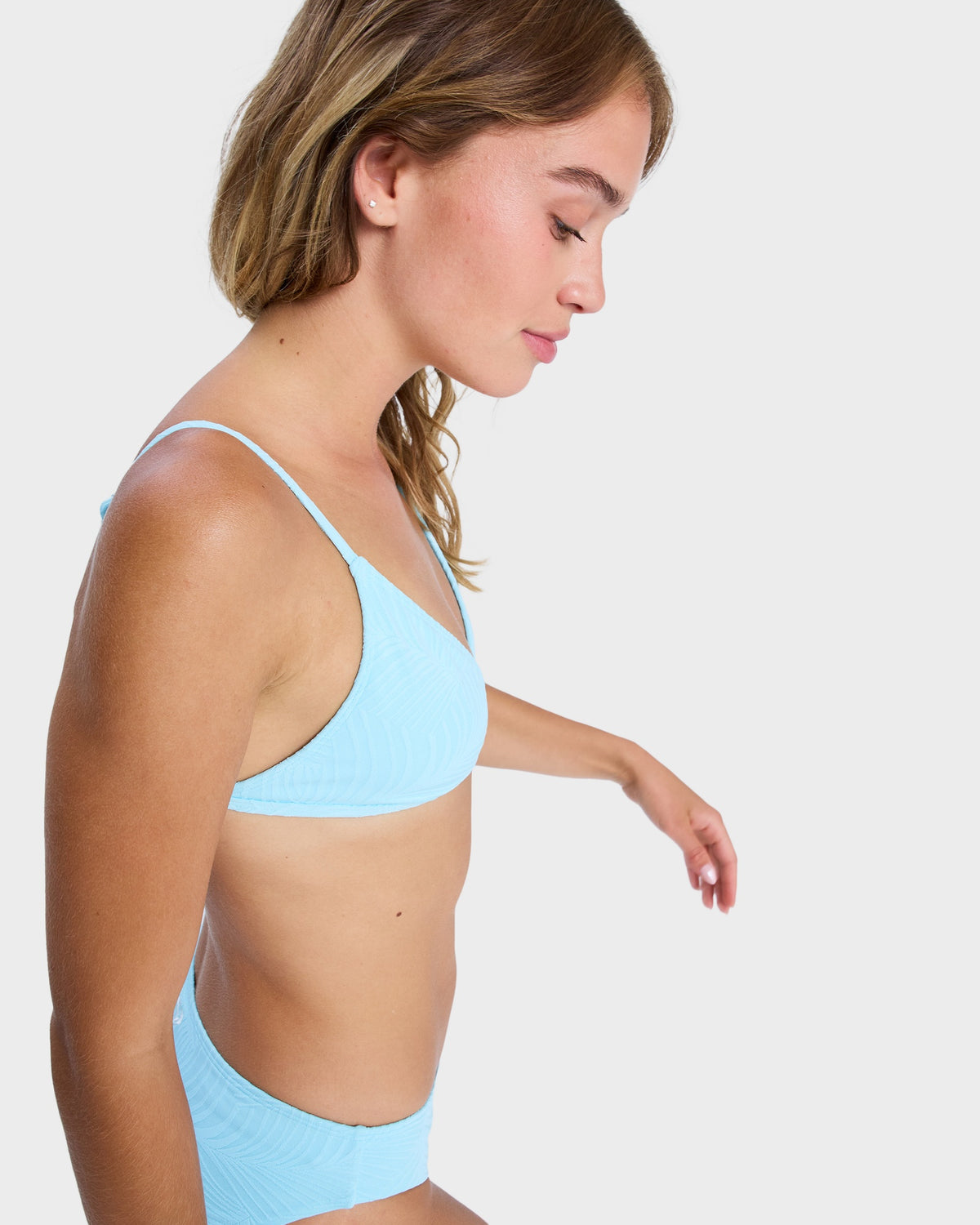 Womens Roxy Palm Dream Fixed Tri Bikini Top