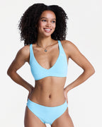 Womens Roxy Palm Dream Elongated Tri Bikini Top