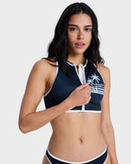Womens The Retro Crop Bikini Top