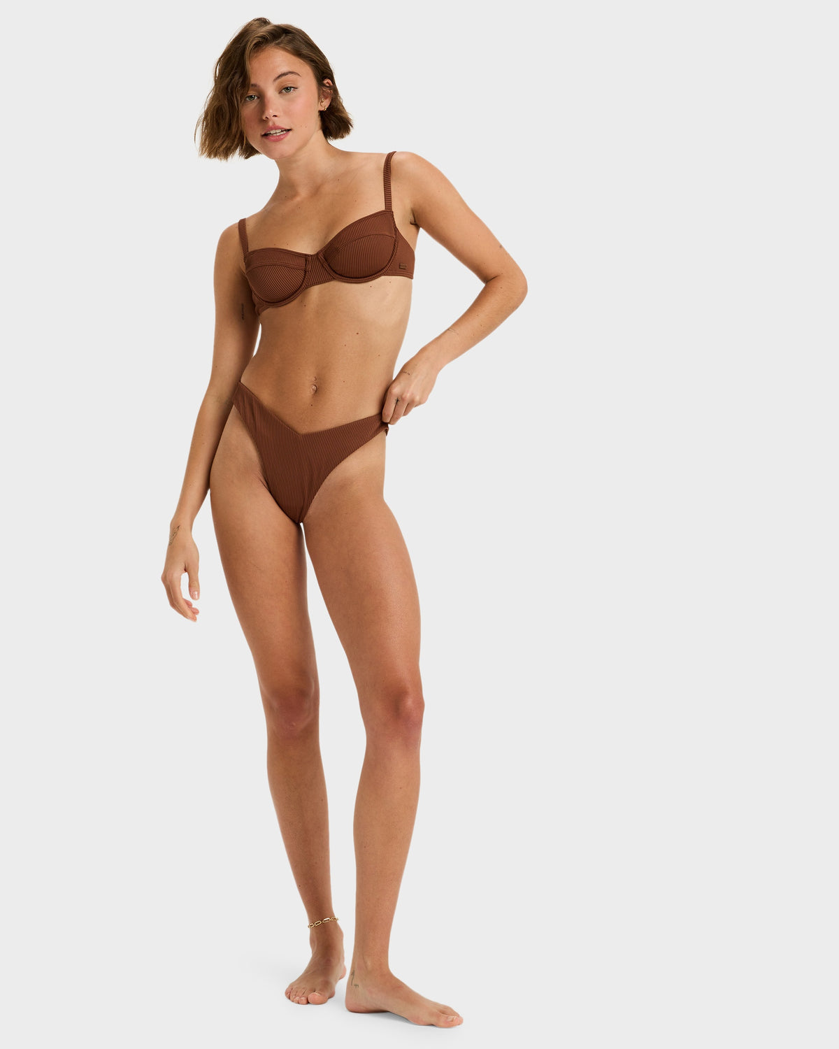 Womens Rib Roxy Love Bikini Bottom