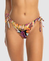 Womens Printed Beach Classics Cheeky Bikini Bottom
