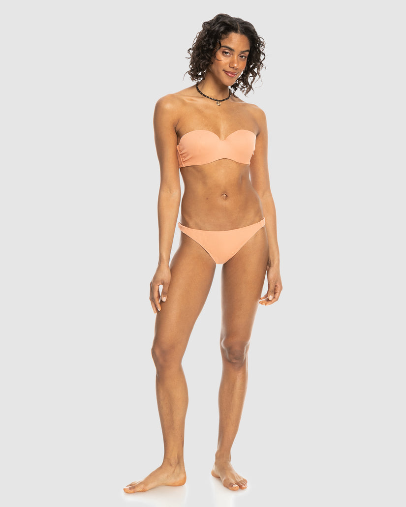 Womens Rib Roxy Love The Goofy Low Waist Bikini Bottom