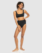 Womens Rib Roxy Love The Oahu High Waist Bikini Bottom