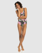 Womens Roxy Pro The Up Surge High Waist Bikini Bottom