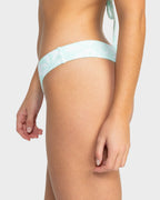 Womens Beach Bum Check High Leg Cheeky Bikini Bottom
