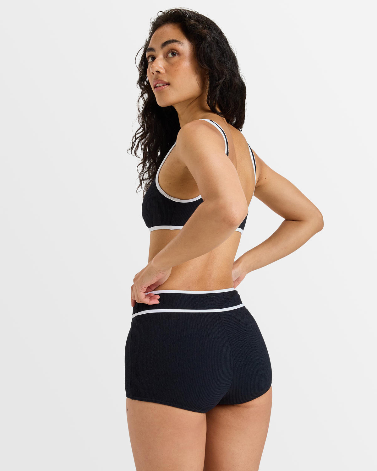 Womens Beloved Rib Shorty Bikini Bottom
