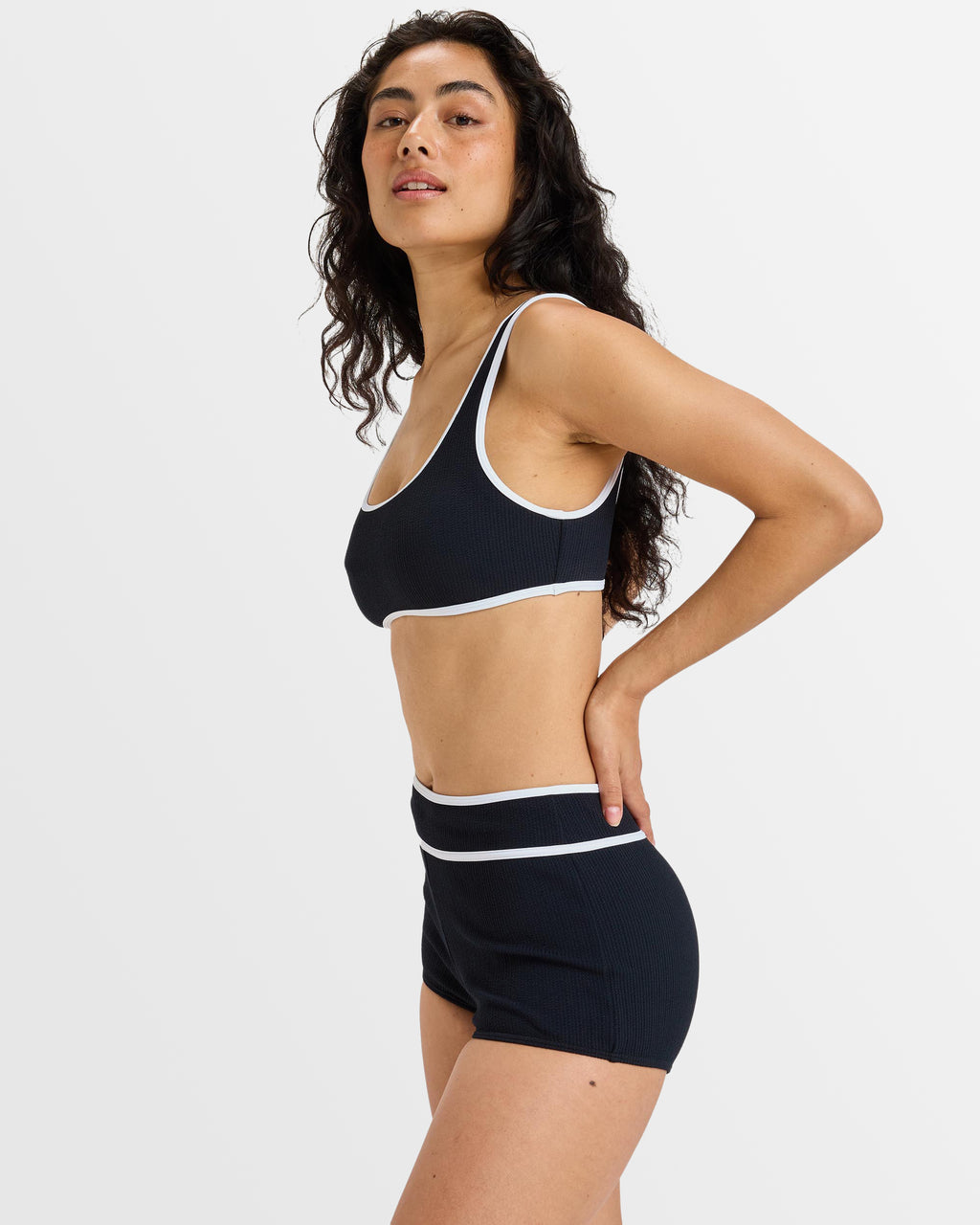 Womens Beloved Rib Shorty Bikini Bottom