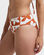 Womens Hazy Days Mid Waist Classic Bikini Bottom