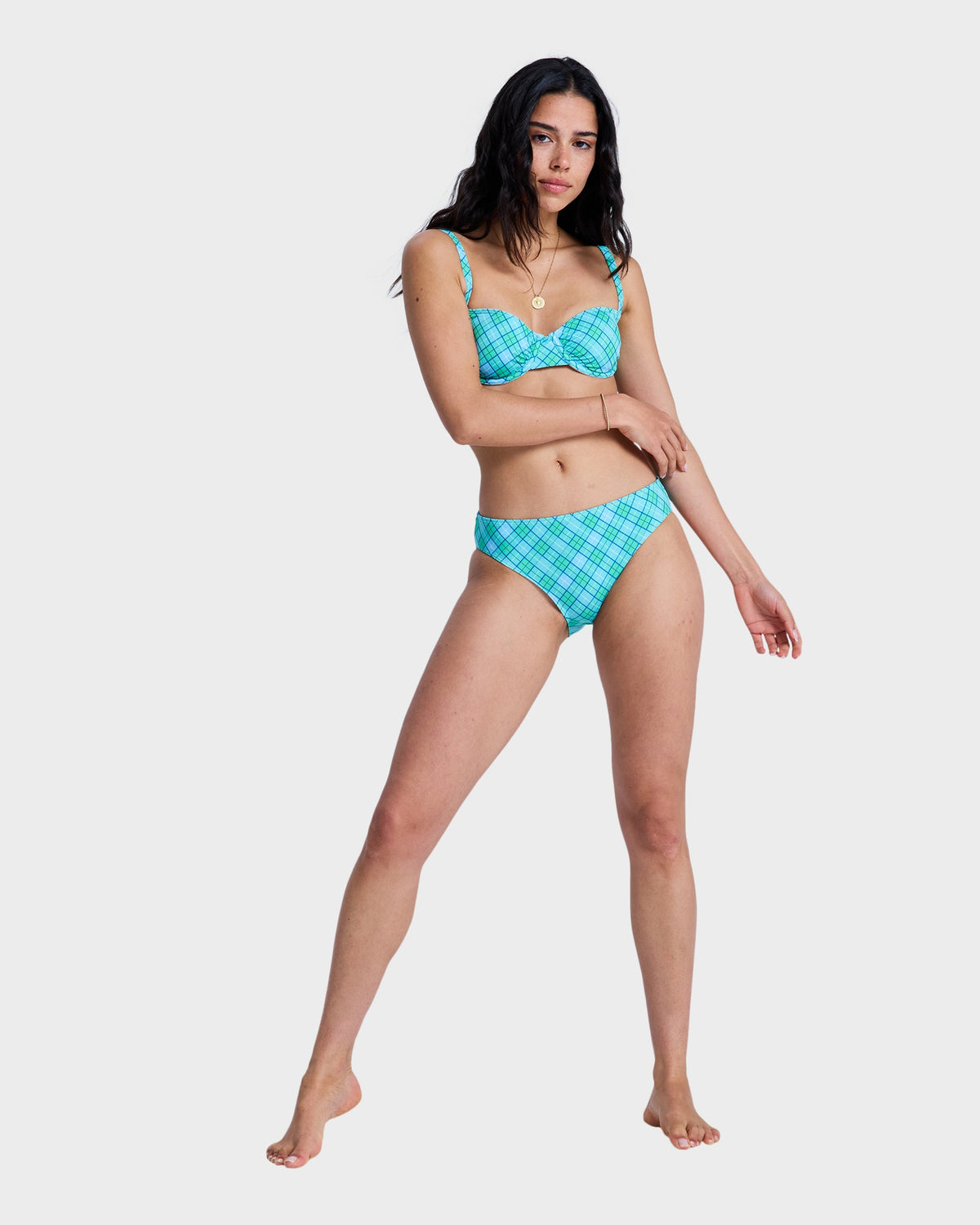 Womens Printed Essentials Hipster Bikini Bottom