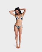 Womens Printed Essentials Tie Side Classic Bikini Bottom