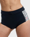 Womens Pro Surf Mid Waist Classic Bikini Bottom