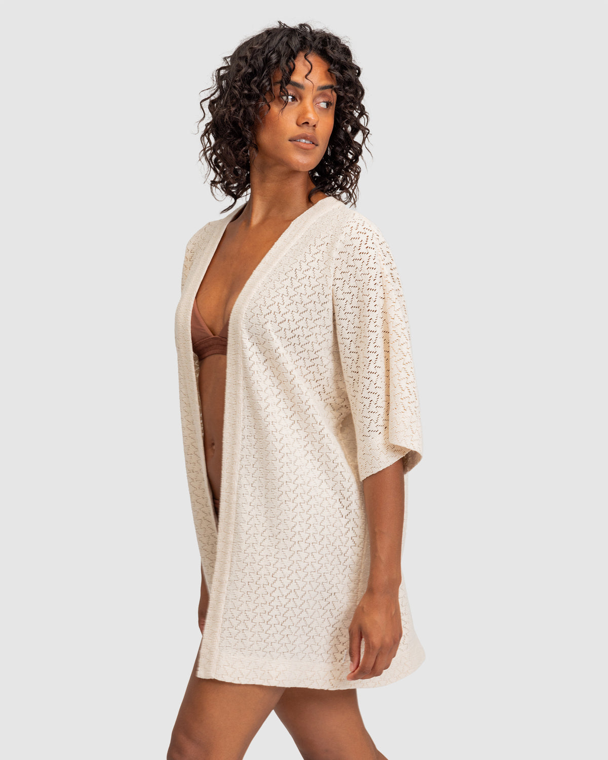 Womens Fun Swell Beach Kimono