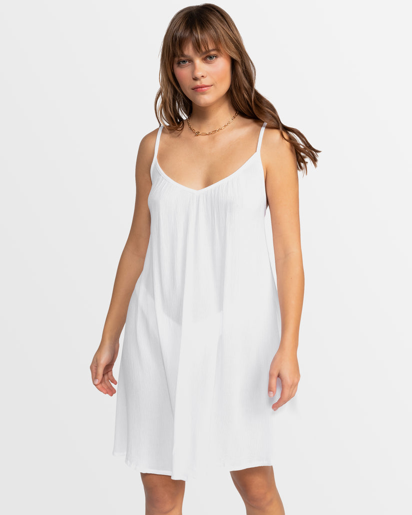 dress by roxy Womens Spring Adventure Beach Cover Up Mini Dress