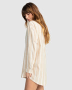 Womens New Blue Riptide Cover Up