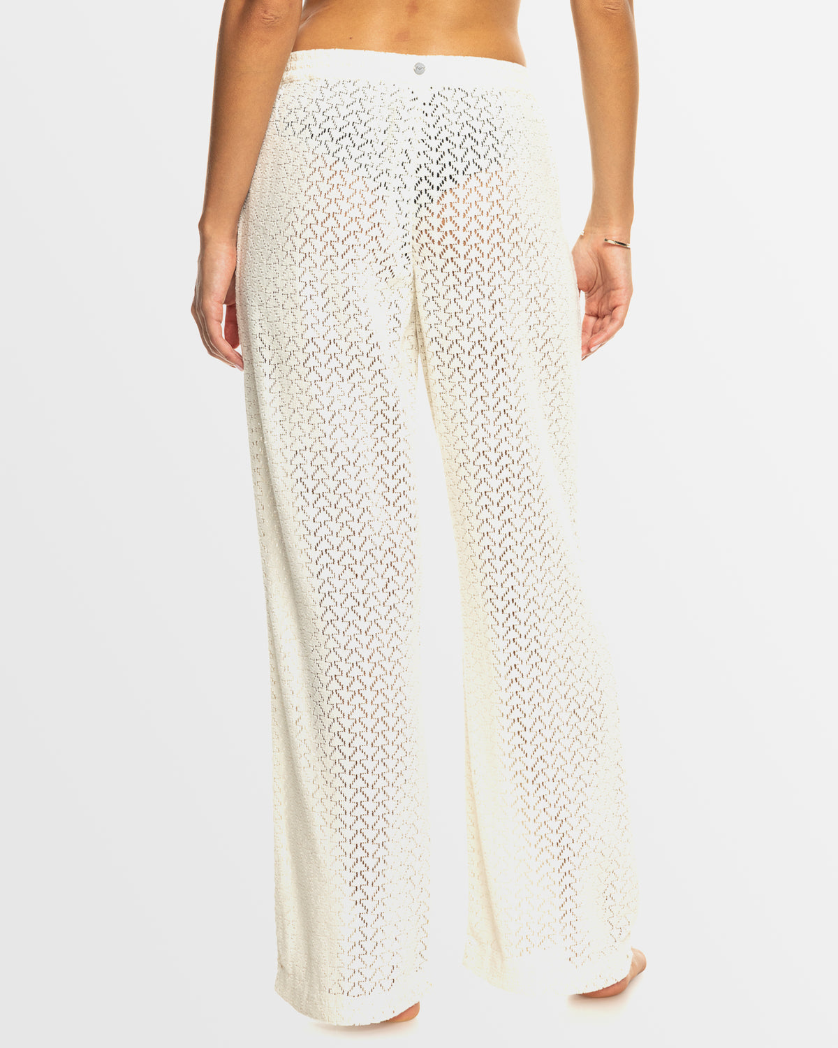 Womens Mood Moving Crochet Beachy Cover Up Pants