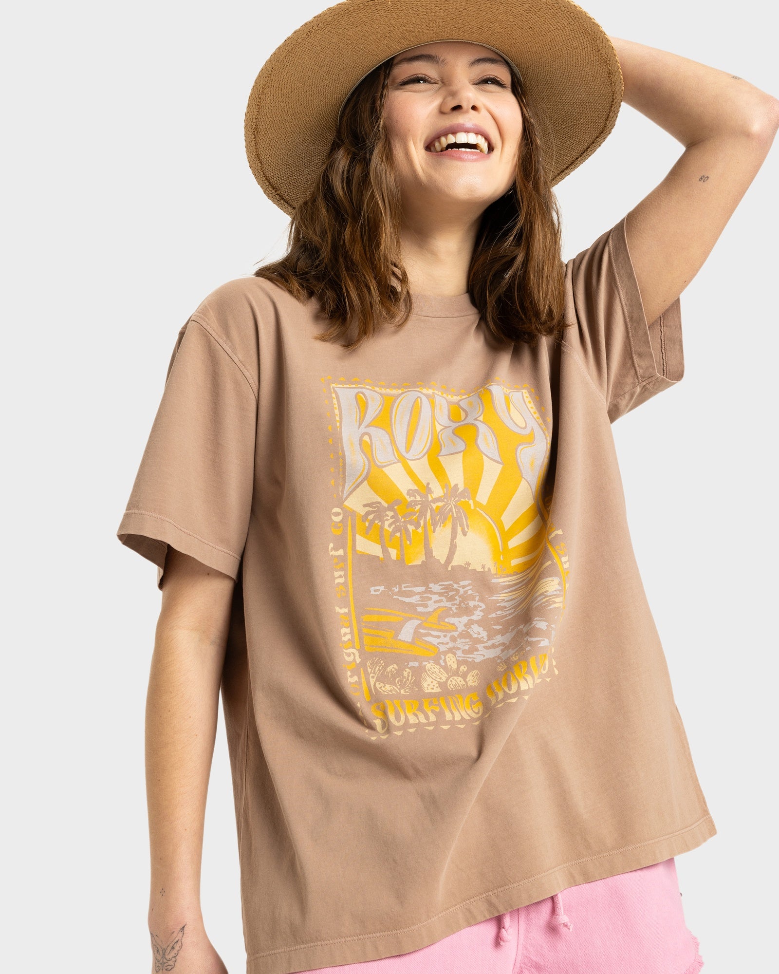 Womens Sunny Oversized Enzyme Wash T-Shirt Australia