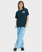Womens Sunnyoversize Optic Wash T-Shirt