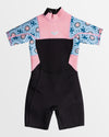 Girls 2-16 2/2mm Prologue Back Zip Short Sleeve Springsuit