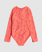 Girls 2-7 Palm Tree Long Sleeve Rash Vest
