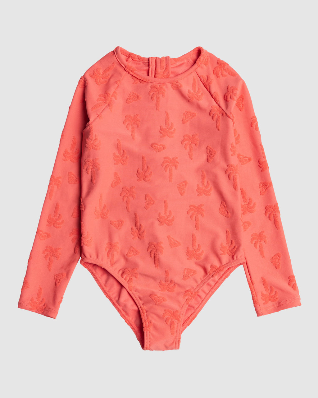 Girls 2-7 Palm Tree Long Sleeve Rash Vest