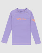Girls 2-7 Roxy Heater TW Long Sleeve Rash Vest
