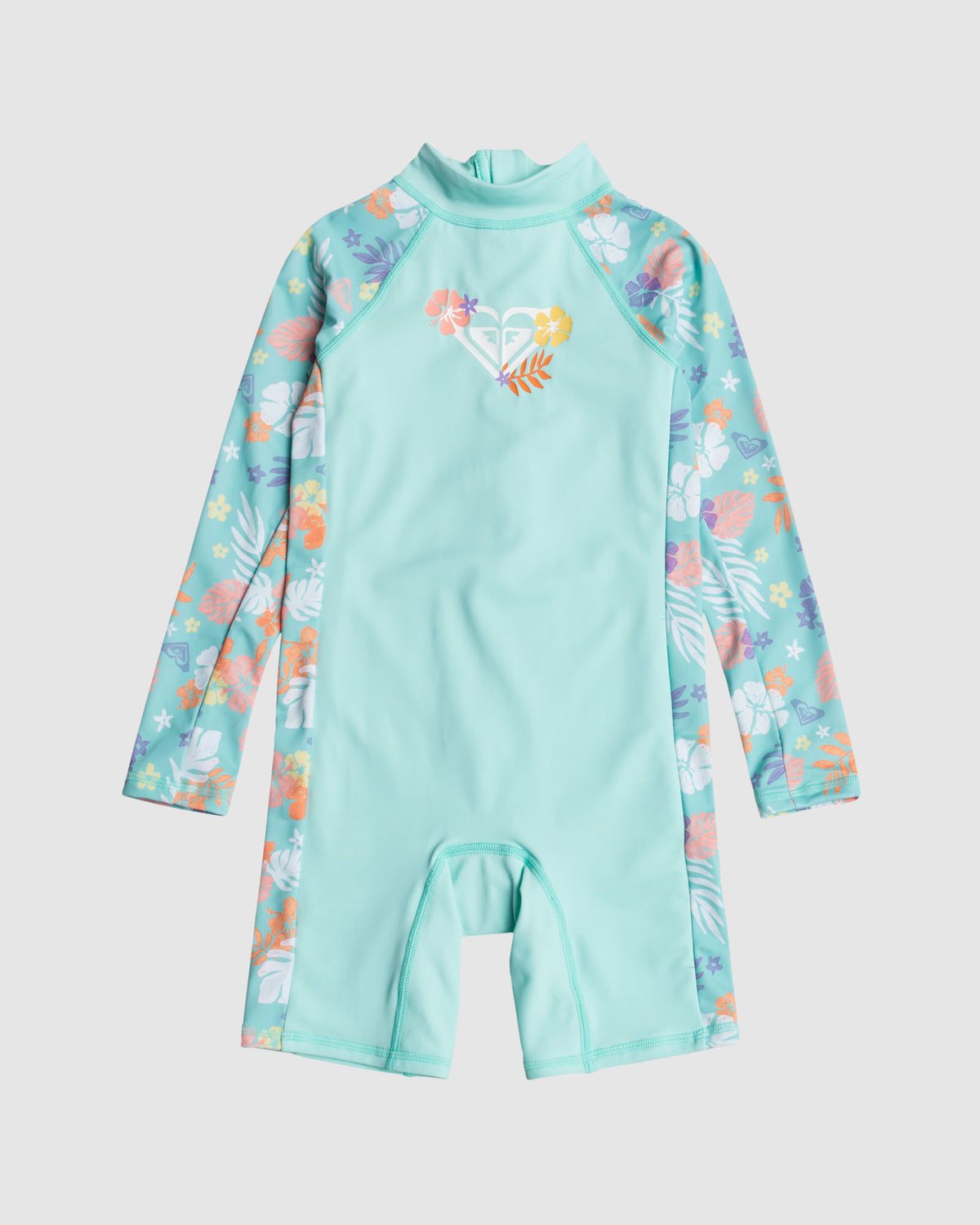 Girls 2-7 Beach Bay Springsuit Long Sleeve Rash Vest Onesie
