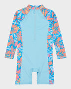 Girls 2-7 Hibiscus Hugs Springsuit
