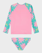 Girls 2-7 Marguerite Two Piece Rash Vest