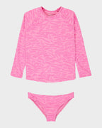 Girls 2-7 Animalia One Piece Rash Vest