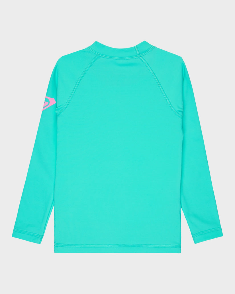Girls 2-7 Heater Long Sleeve Rash Vest