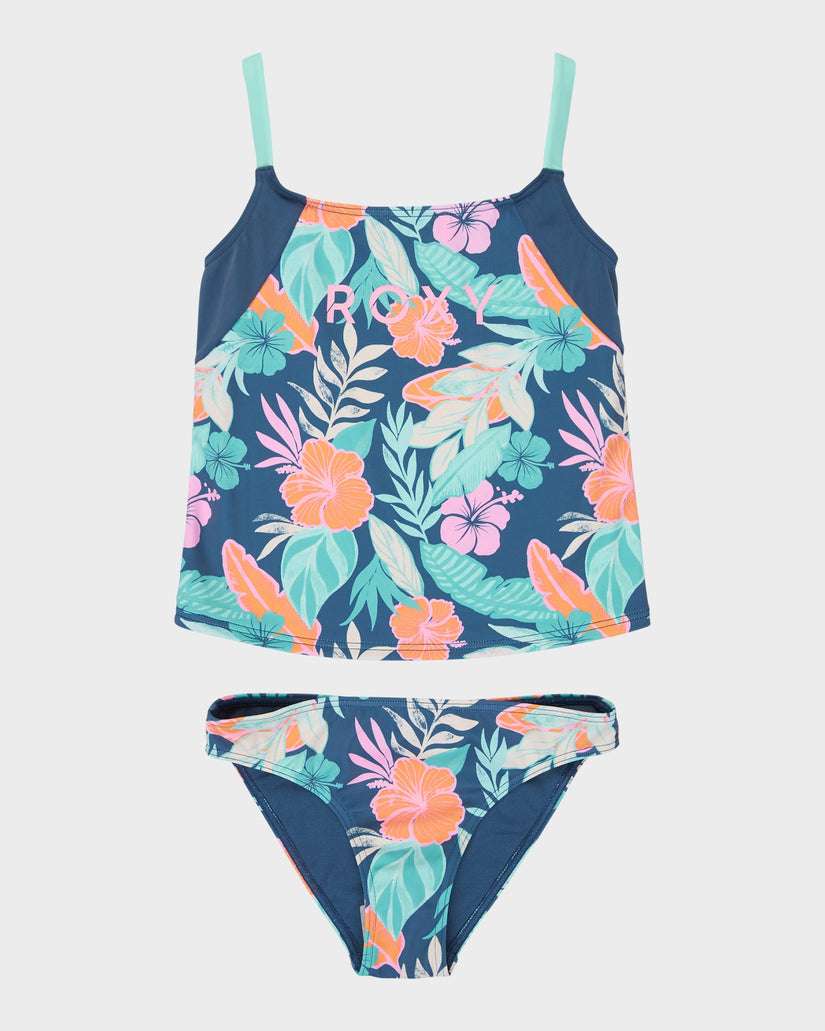 Girls 2-7 Heater Long Sleeve Rash Vest