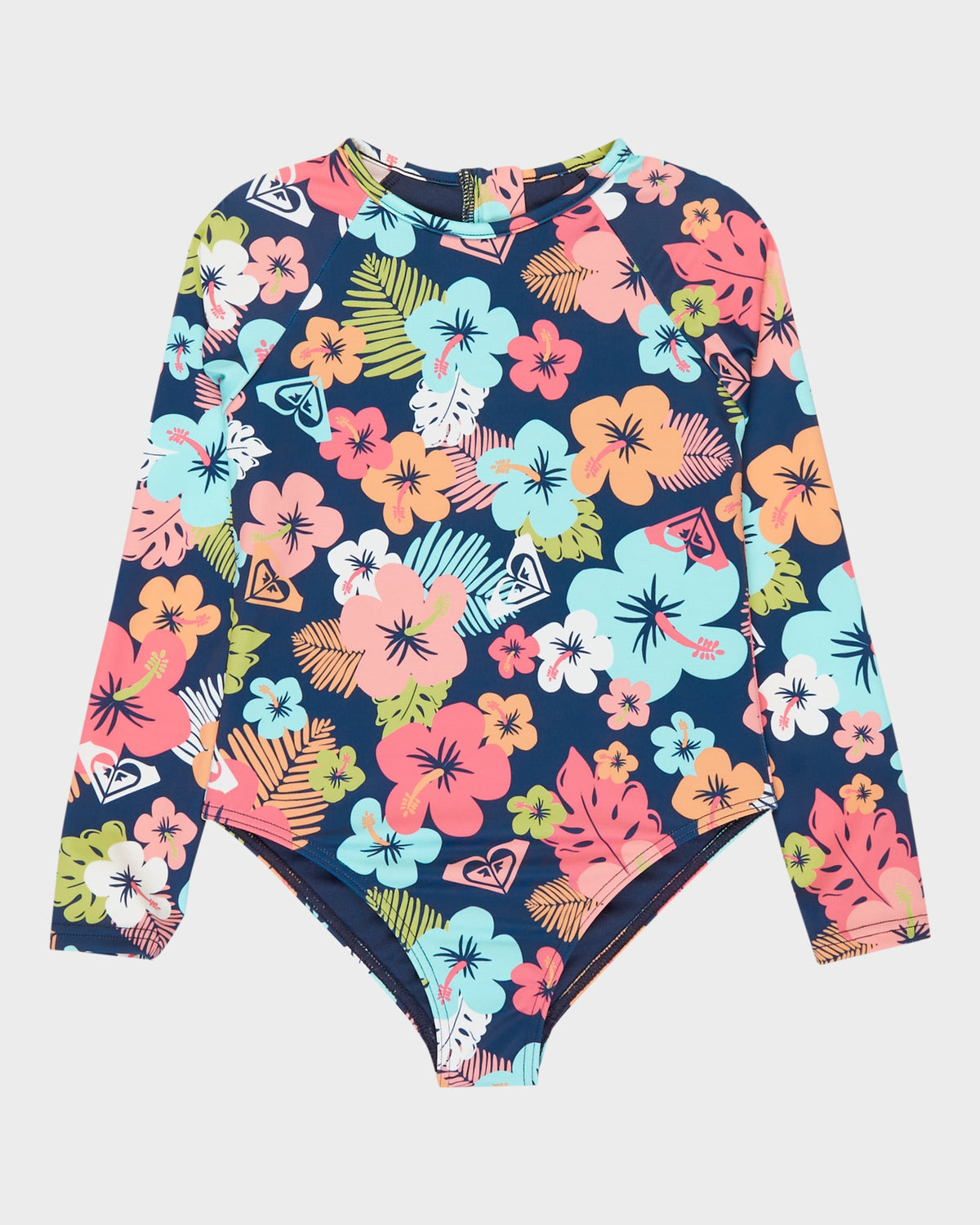 Girls 2-7 Morning Flower One Piece Rash Vest