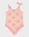 Girls 2-7 Check One Piece Swimsuit