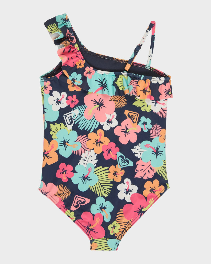 Girls 2-7 Morning Flower One Piece Swimsuit